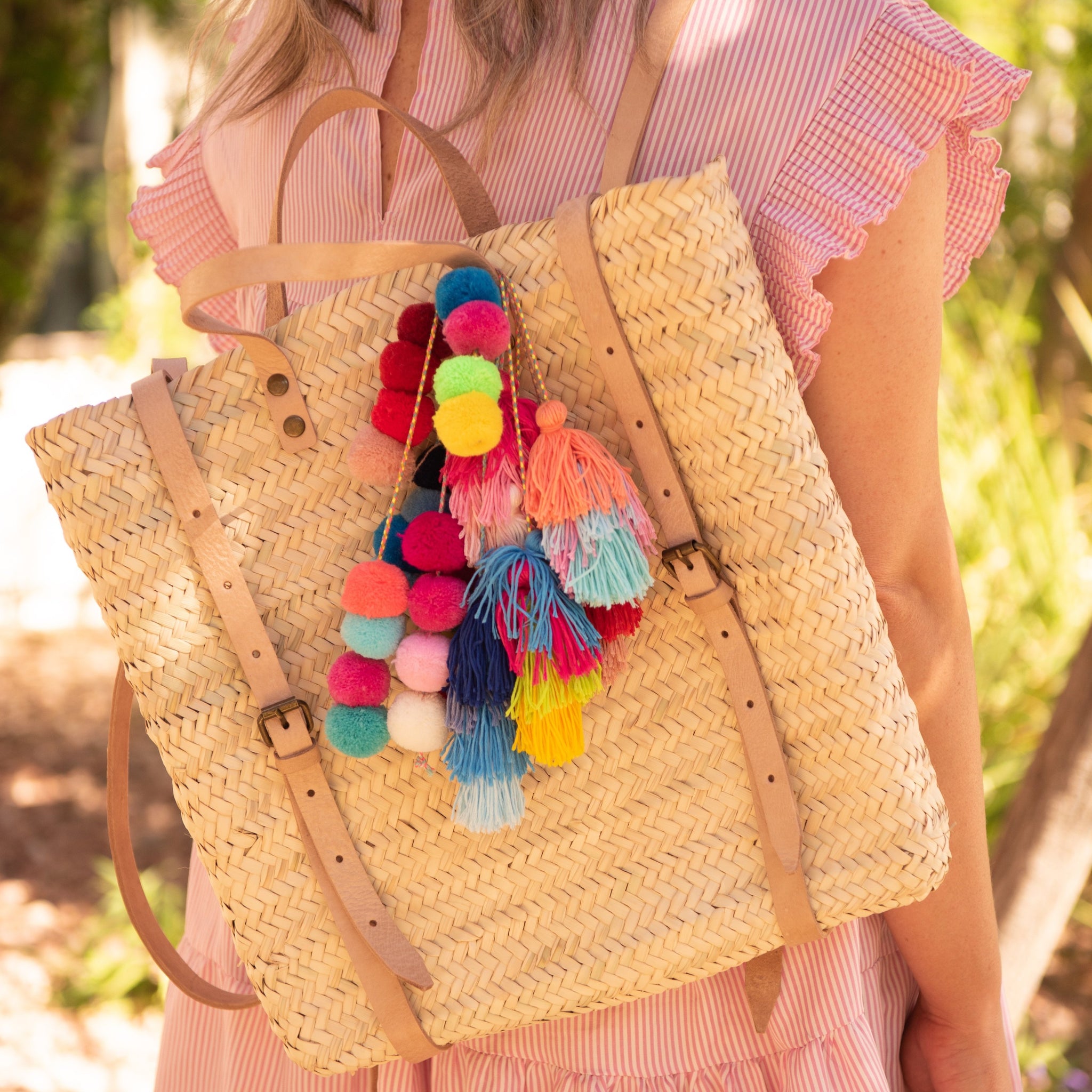 Straw Rucksack Straw Backpack – Sand and Straw
