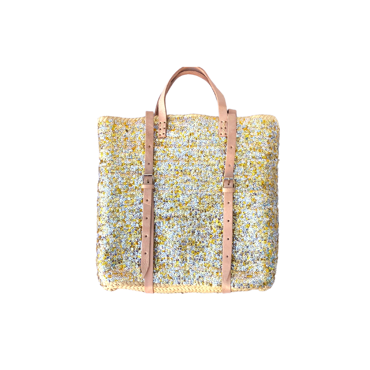 Gold shop sequin backpack